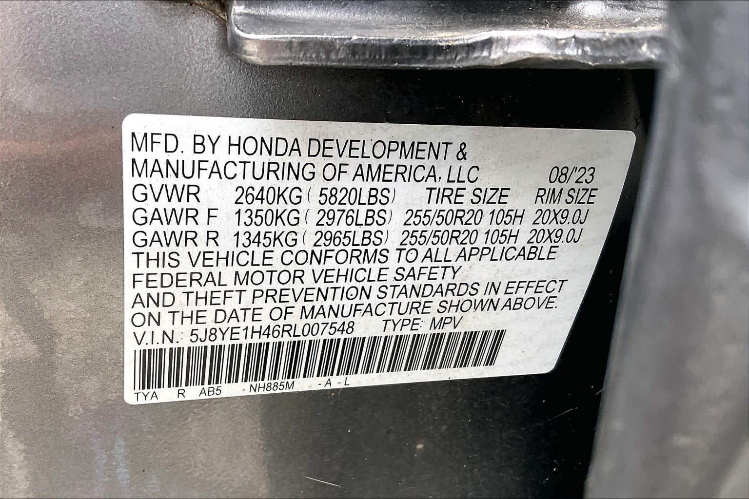 Used 2024 Liquid Carbon Metallic Acura w/Technology Package image 33
