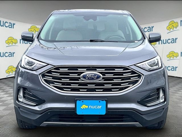 Used 2021 Gray Metallic Ford SEL image 3