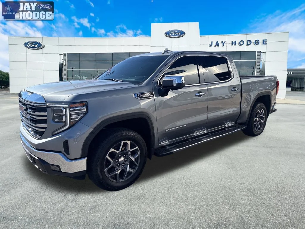 Certified 2026 GMC Sierra 1500 SLT with VIN 3GTUUDEL3TG363103 for sale in Little Rock