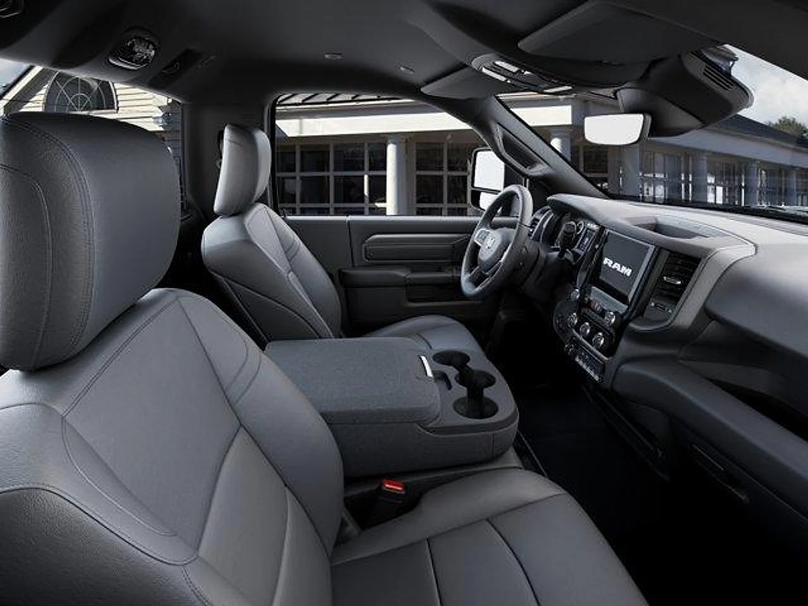 New 2026 Diamond Black Crystal Pearl-Coat Exterior Paint RAM Tradesman 4x4 Reg Cab 84" CA 168.5" WB image 15