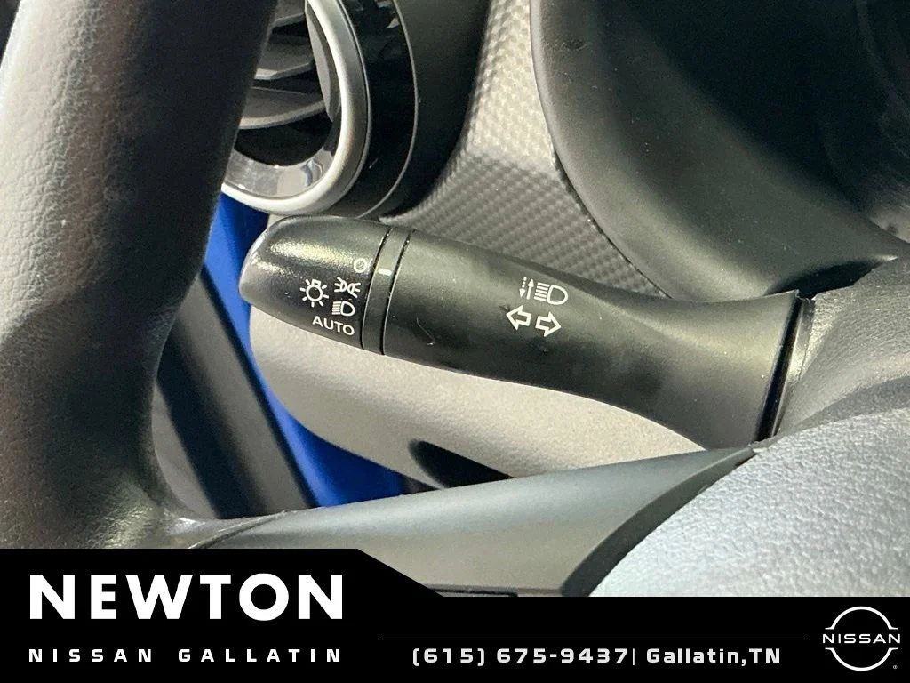 Used 2023 Electric Blue Metallic/Super Black Nissan SV image 28