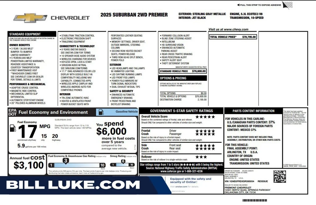 Used 2025 Gray Chevrolet Premier image 1
