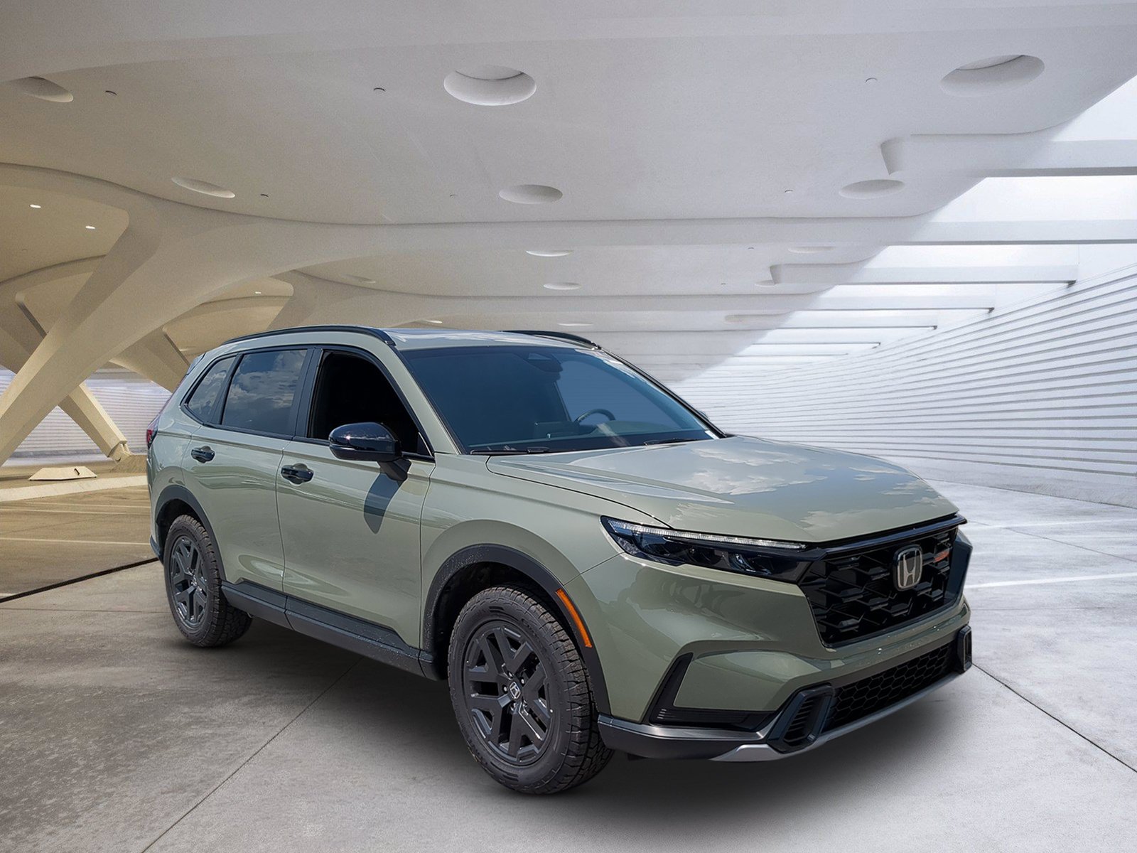 New 2026 Ash Green Metallic Honda TrailSport image 1