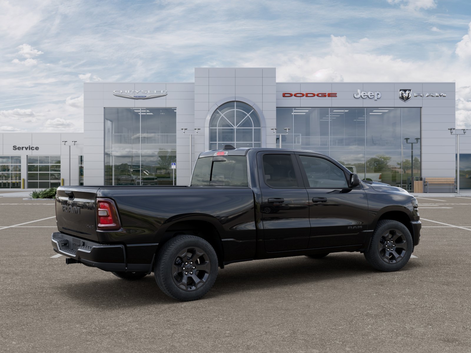 New 2026 Diamond Black Crystal Pearl-Coat Exterior Paint RAM Express image 43