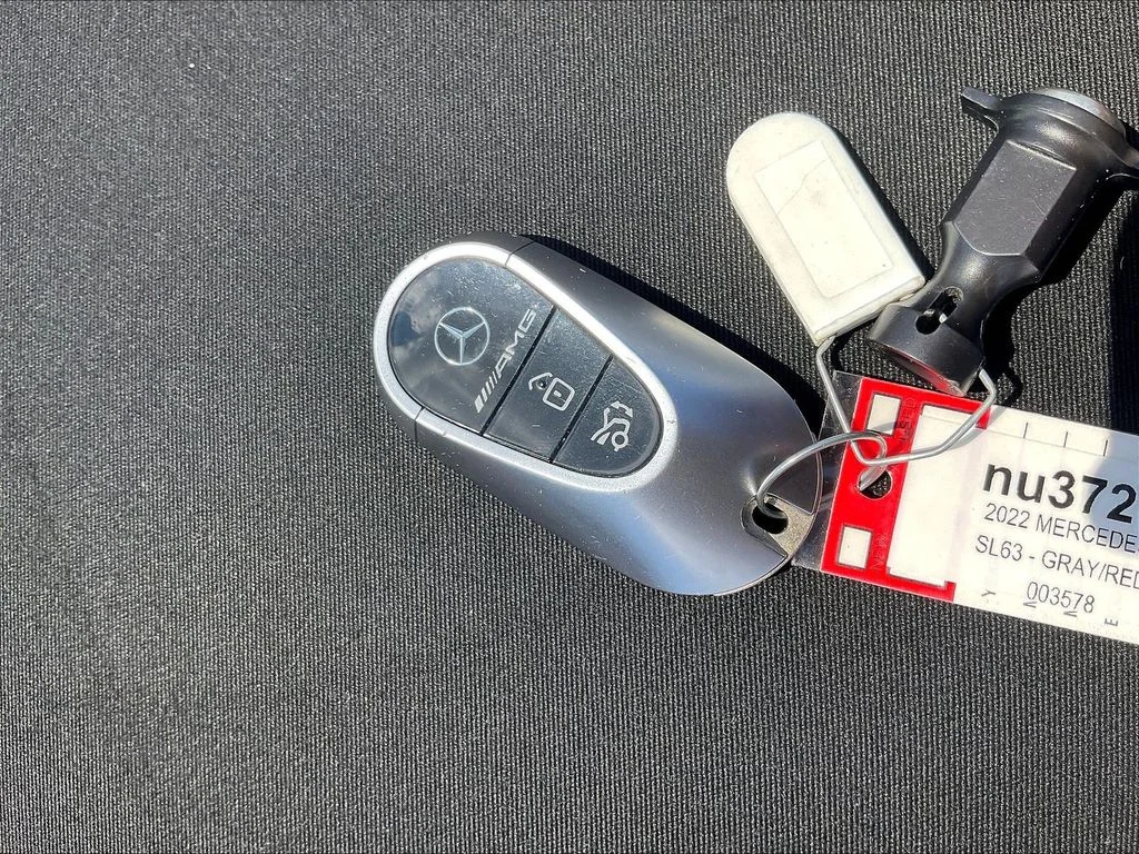 Used 2022 Selenite Gray Metallic Mercedes-Benz SL 63 AMG® image 32