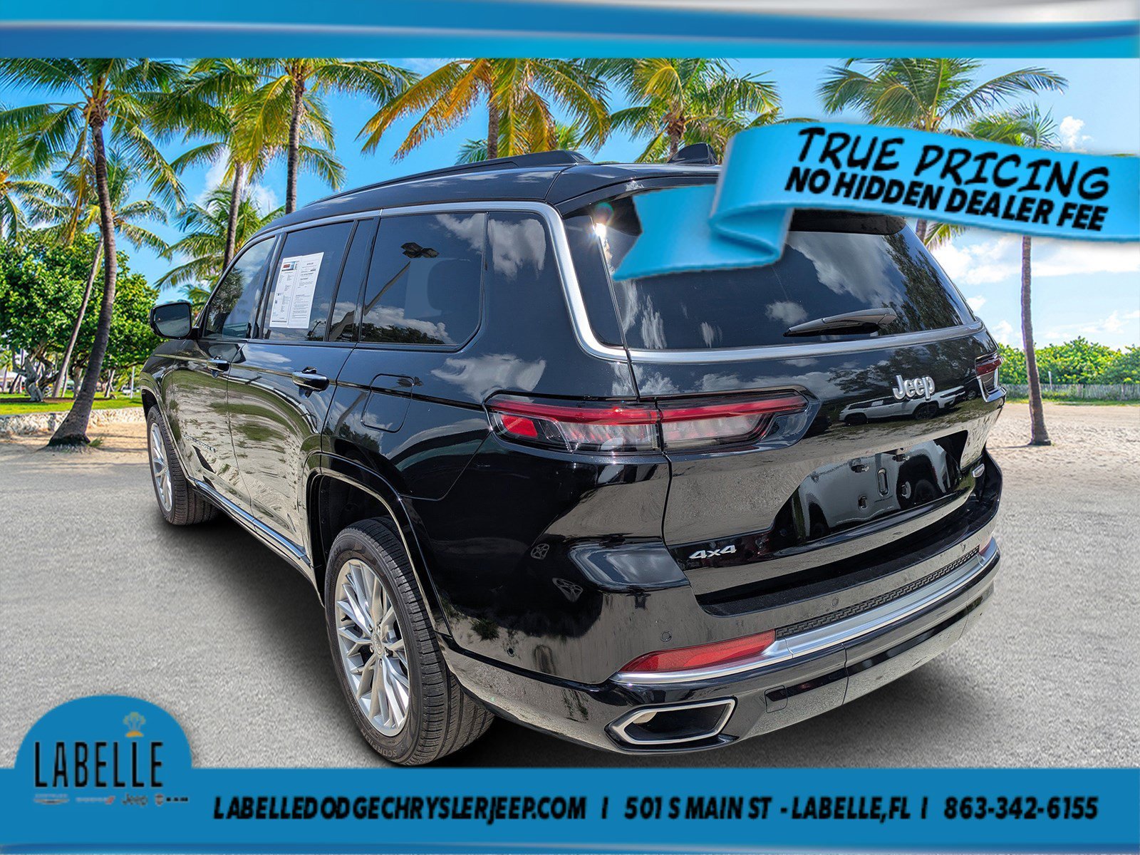 Used 2024 Diamond Black Crystal Pearlcoat Jeep Summit image 5