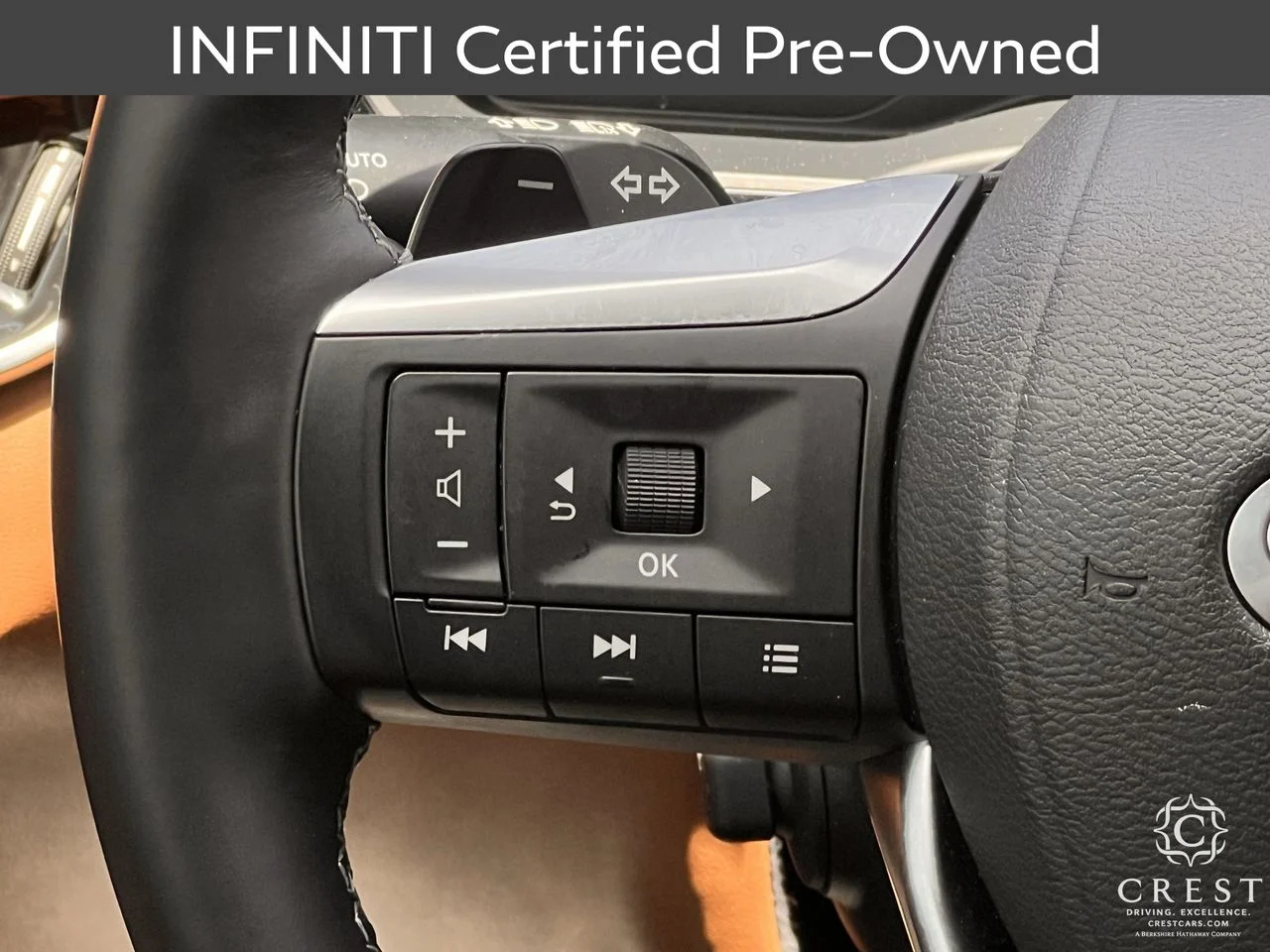 Certified Used 2025 Moonbow Blue Black Obsidian INFINITI AUTOGRAPH image 16