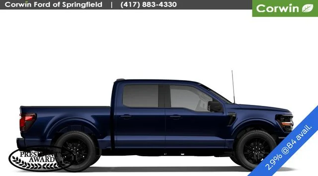 New 2026 Antimatter Blue Metallic Ford XLT image 8