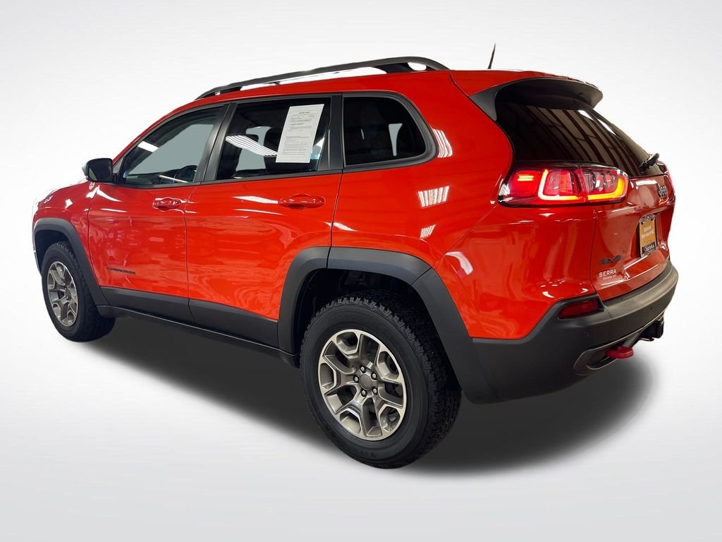 Certified Used 2021 Orange Jeep Trailhawk image 3