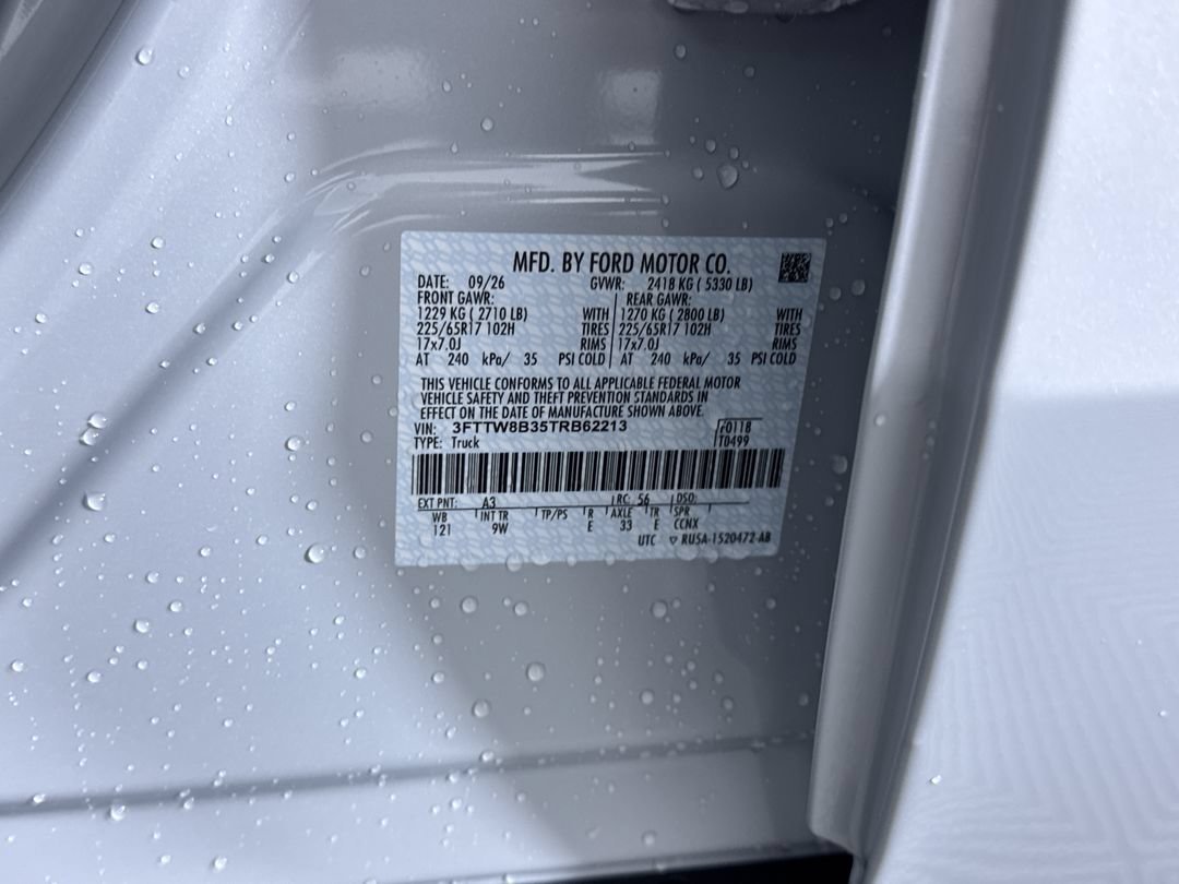 New 2026 Space White Metallic Ford XL image 12
