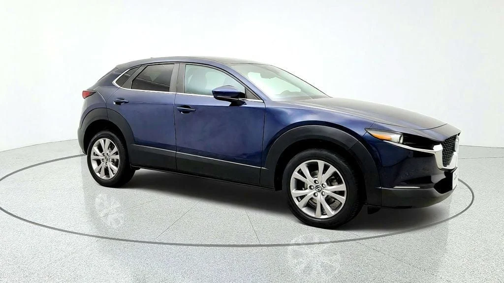 Used 2021 Deep Crystal Blue Mica Mazda Select AWD image 3