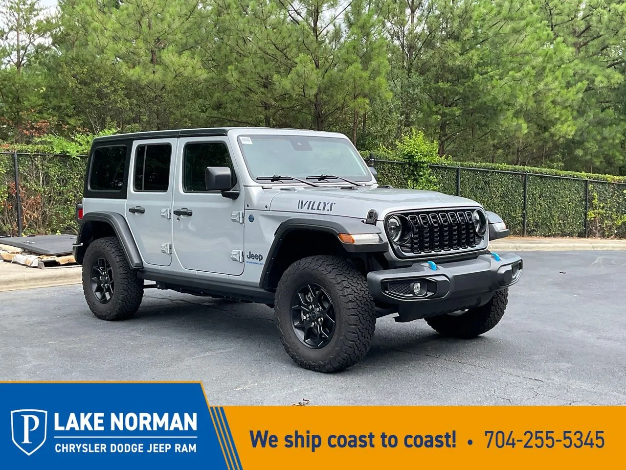 Used 2024 Silver Jeep Willys 4xe image 1