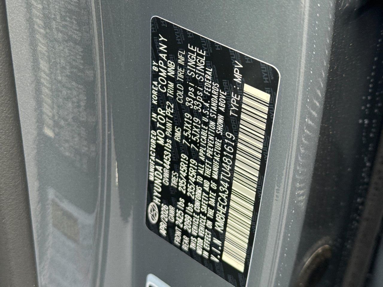 New 2026 Gray Hyundai Limited AWD image 26