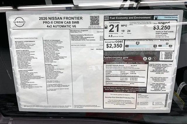 New 2026 Glacier White Nissan PRO-X image 43