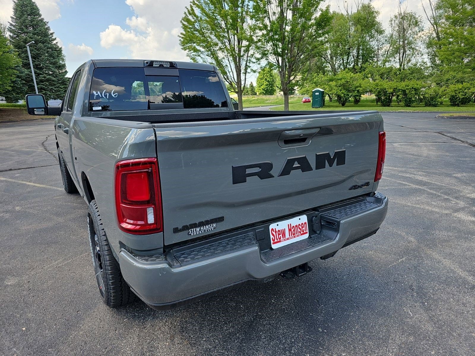 New 2026 Ceramic Gray Clearcoat Ram Laramie image 3