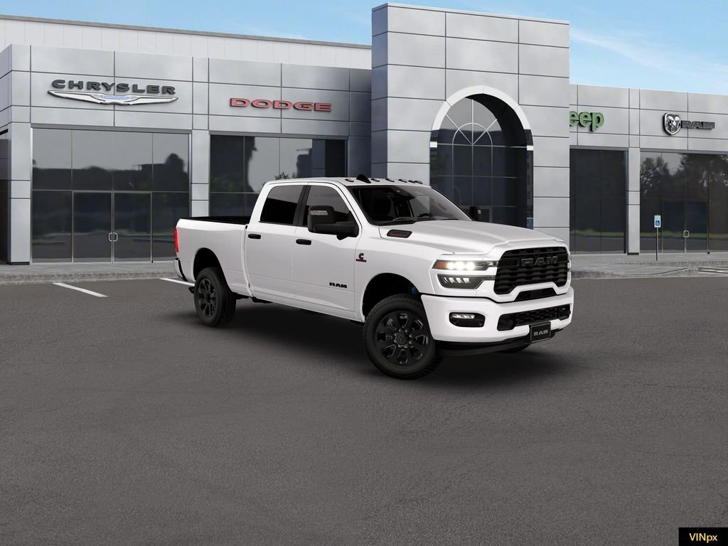 New 2026 Bright White Clear-Coat Exterior Paint RAM Big Horn image 8