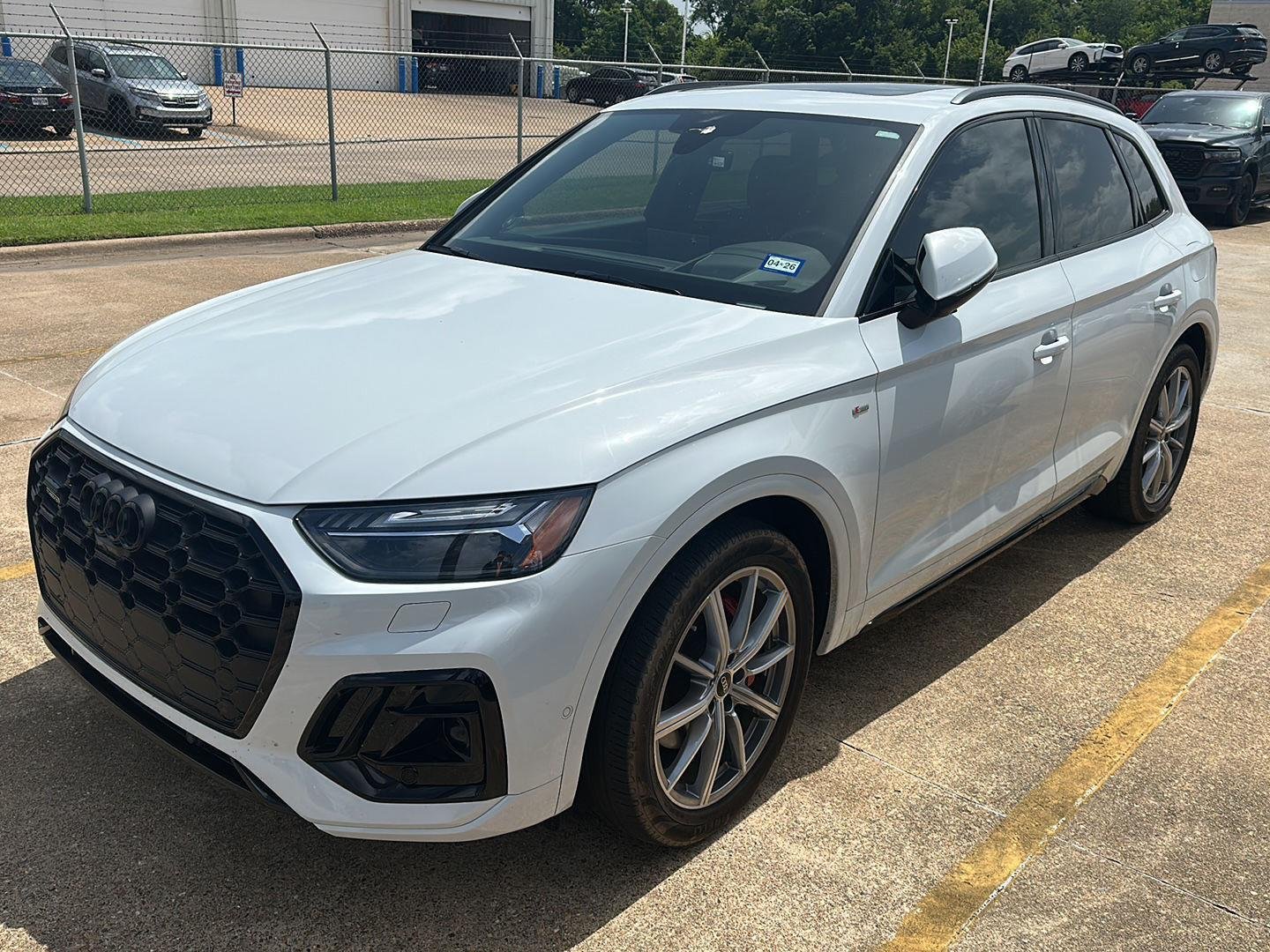 Used 2024 Glacier White Metallic Audi S line Prestige image 1