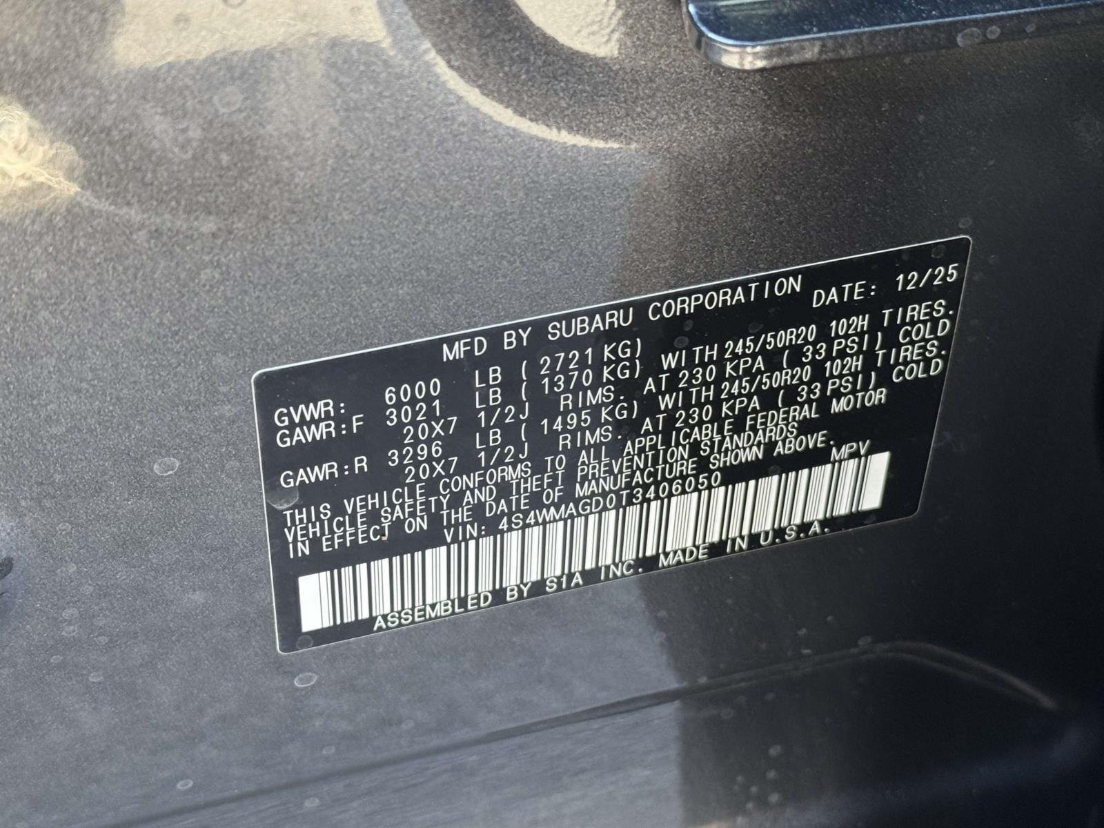 2026 Subaru Ascent Limited - Photo 19