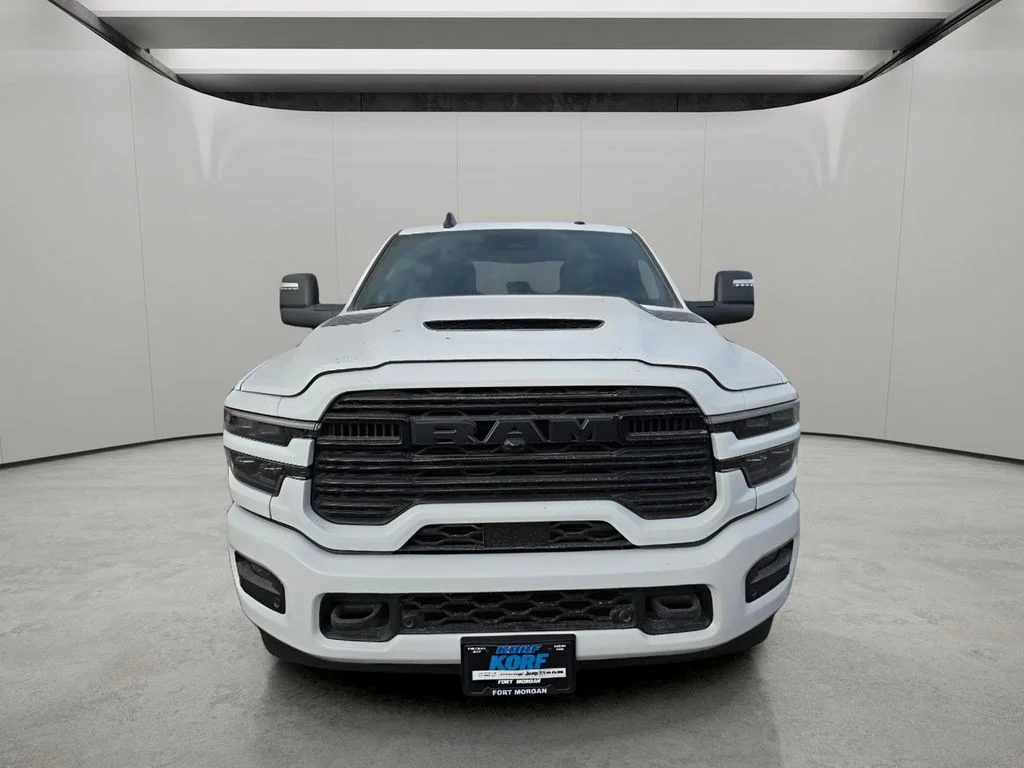New 2026 Bright White Clear-Coat Exterior Paint RAM Laramie image 8