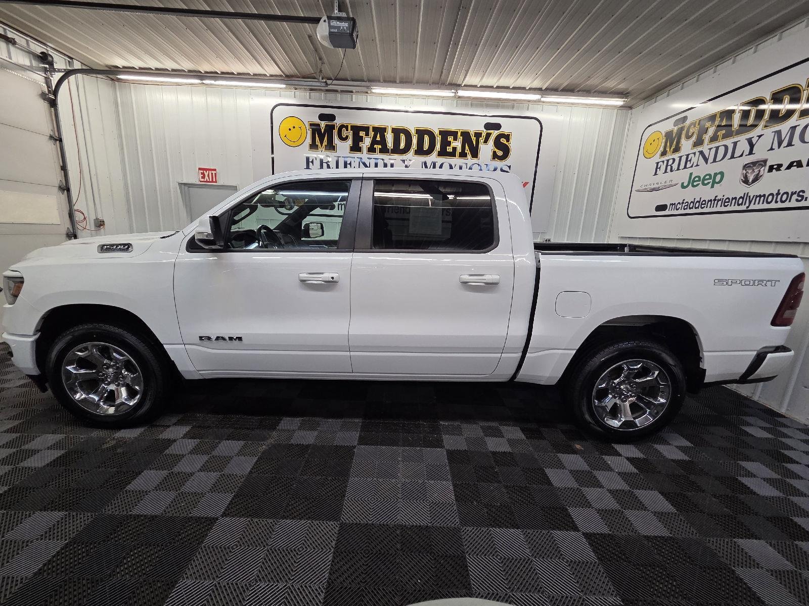 Used 2022 Bright White Clearcoat Ram Big Horn image 5