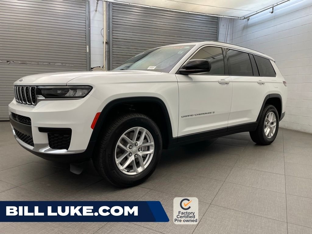 Certified Used 2023 White Jeep Laredo image 1