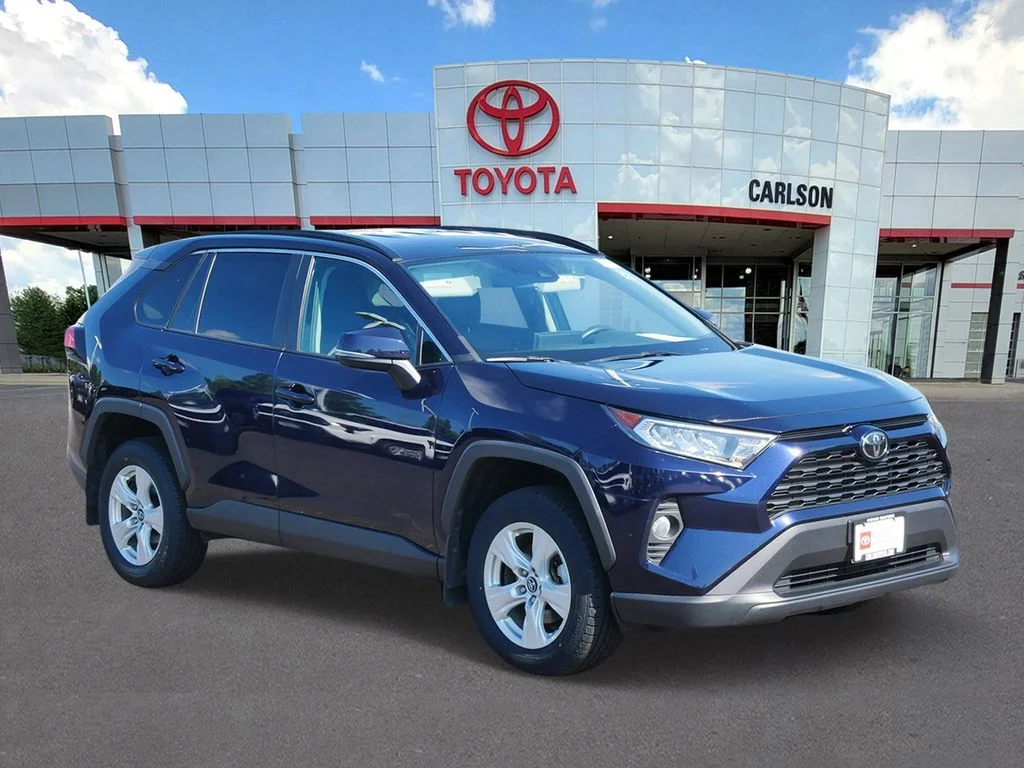 Certified Used 2021 Blue Toyota XLE image 2