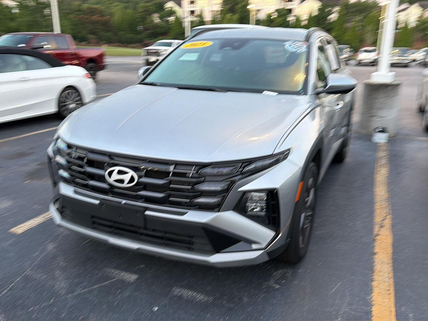 Used 2025 Shimmering Silver Hyundai SEL image 3