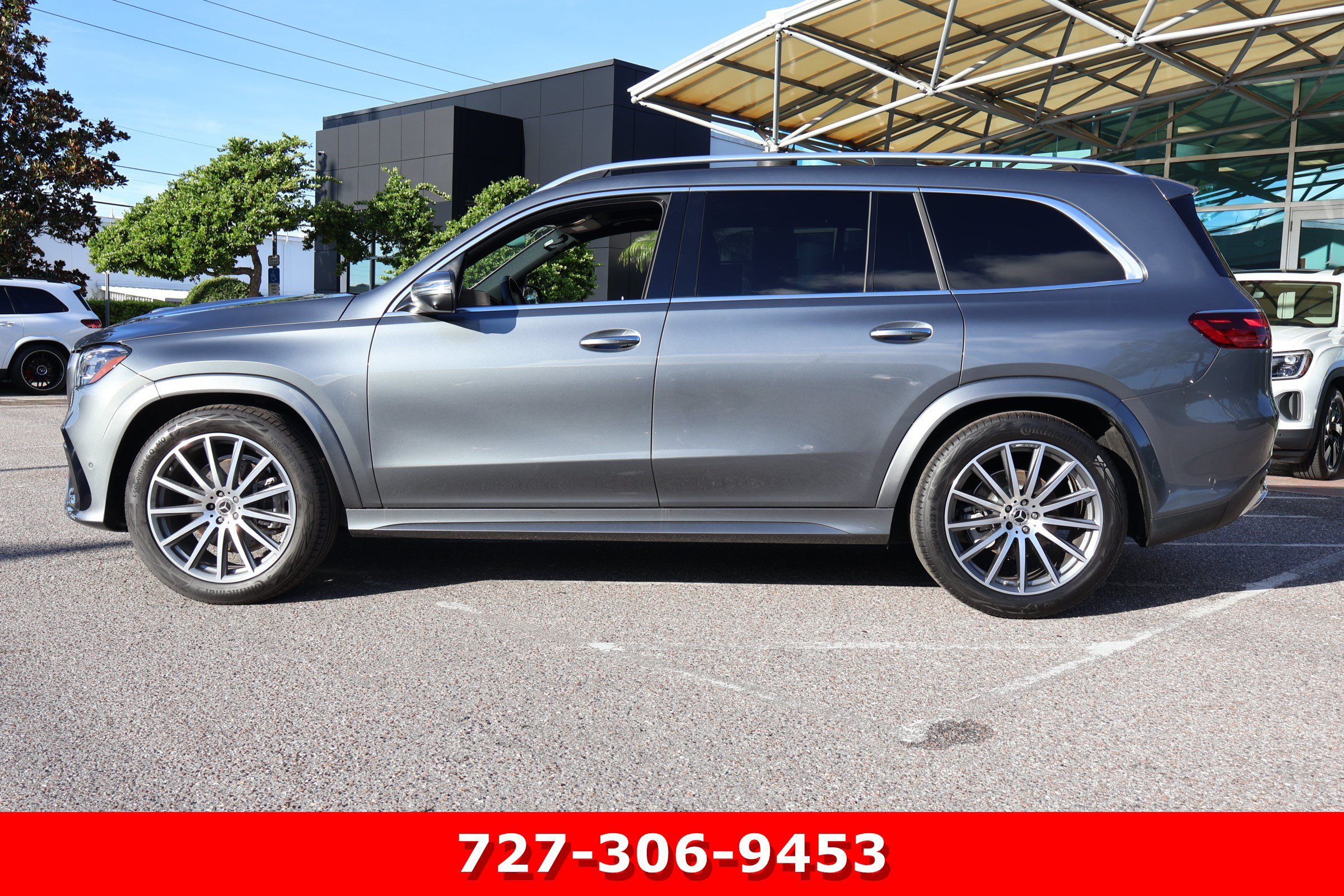 Certified Used 2025 Selenite Gray Metallic Mercedes-Benz GLS 450 image 6
