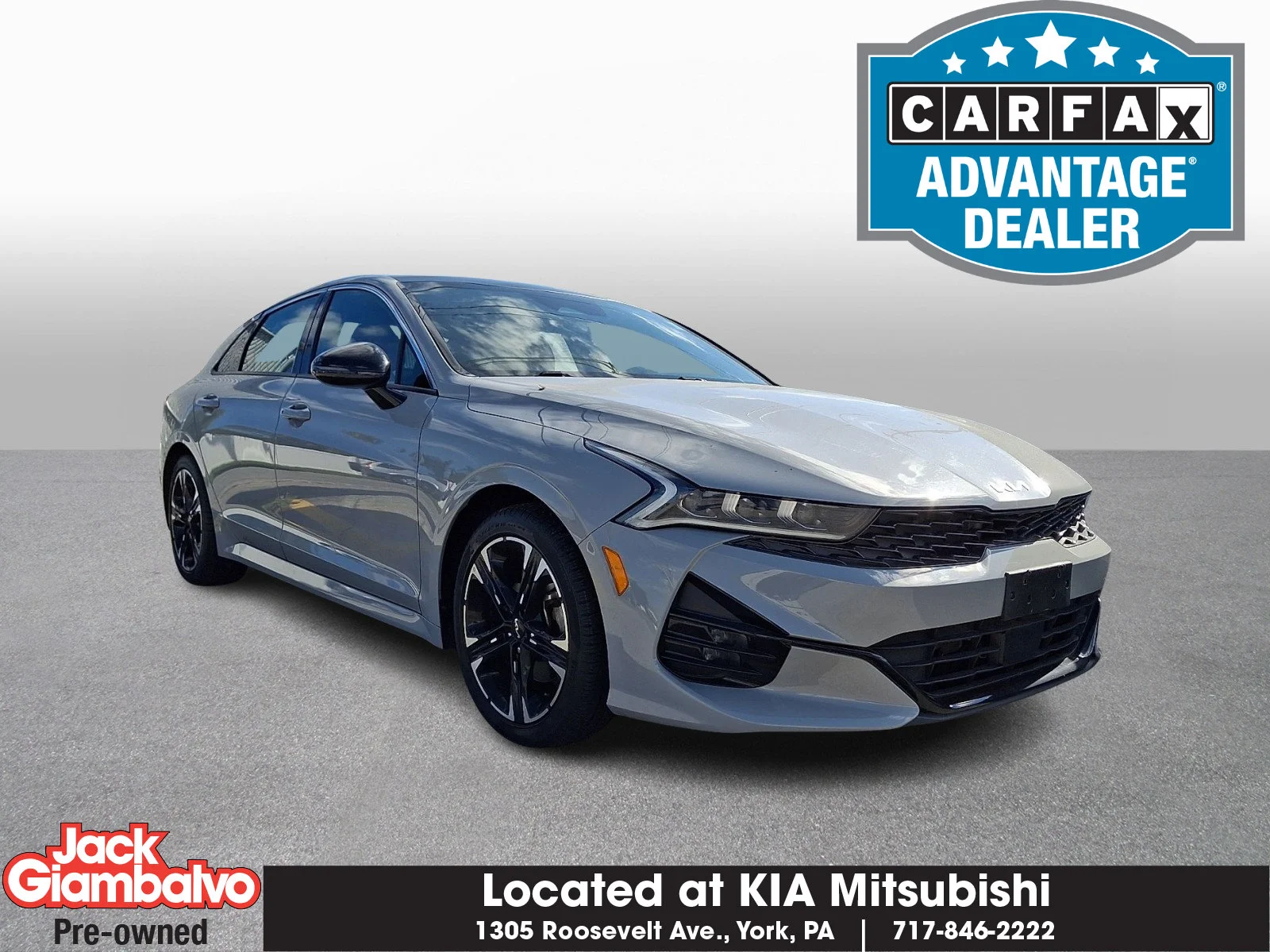 Certified Used 2024 Gray Kia GT-Line image 1