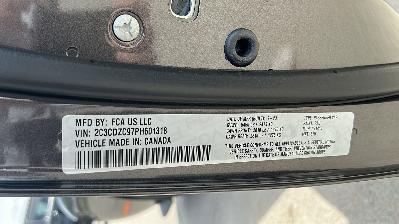 Used 2023 Gray Dodge SRT Hellcat Jailbreak image 26