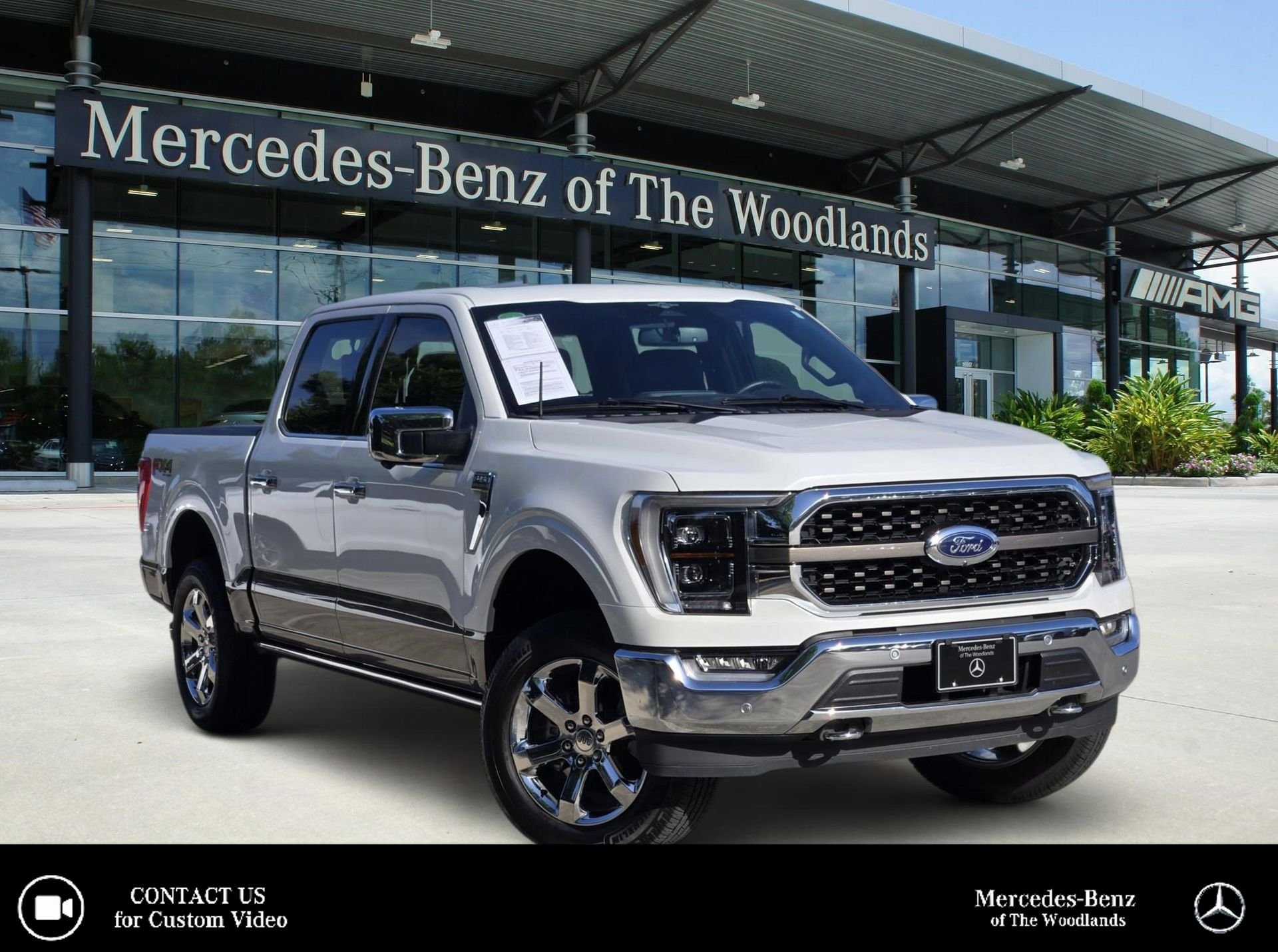 Used 2023 Star White Metallic Tri-Coat Ford King Ranch image 1