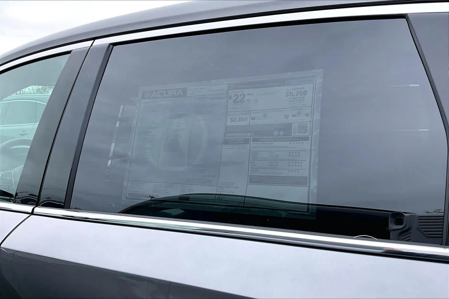 New 2026 Liquid Carbon Metallic Acura w/Technology Package image 22