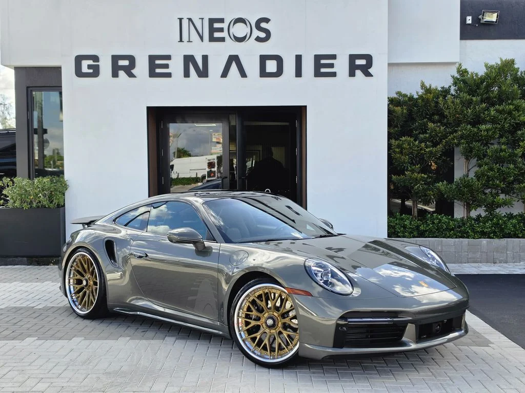Used 2022 Green Porsche Turbo image 1