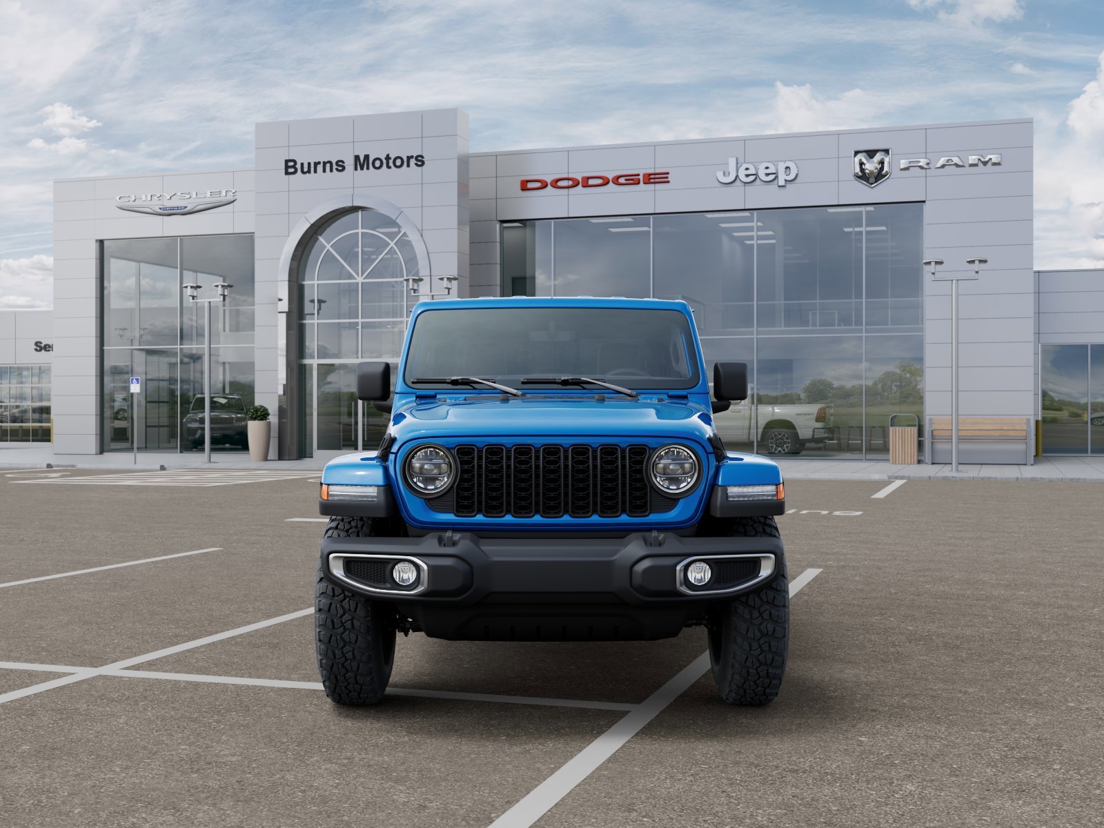 New 2026 Hydro Blue Pearl-Coat Exterior Paint Jeep Texas Trail image 6