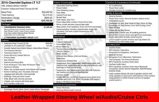 Used 2016 Beige Chevrolet LT image 30