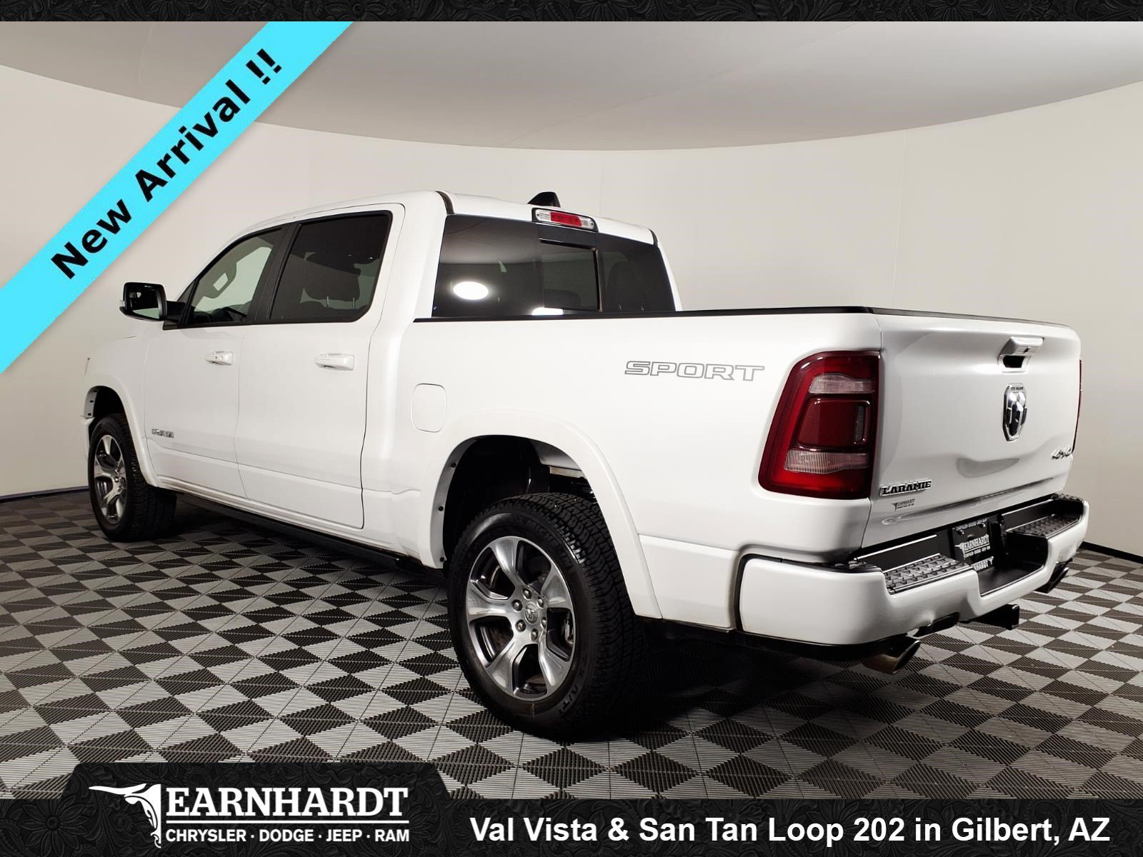 Certified Used 2022 Ivory White Tri-Coat Pearlcoat Ram Laramie image 6