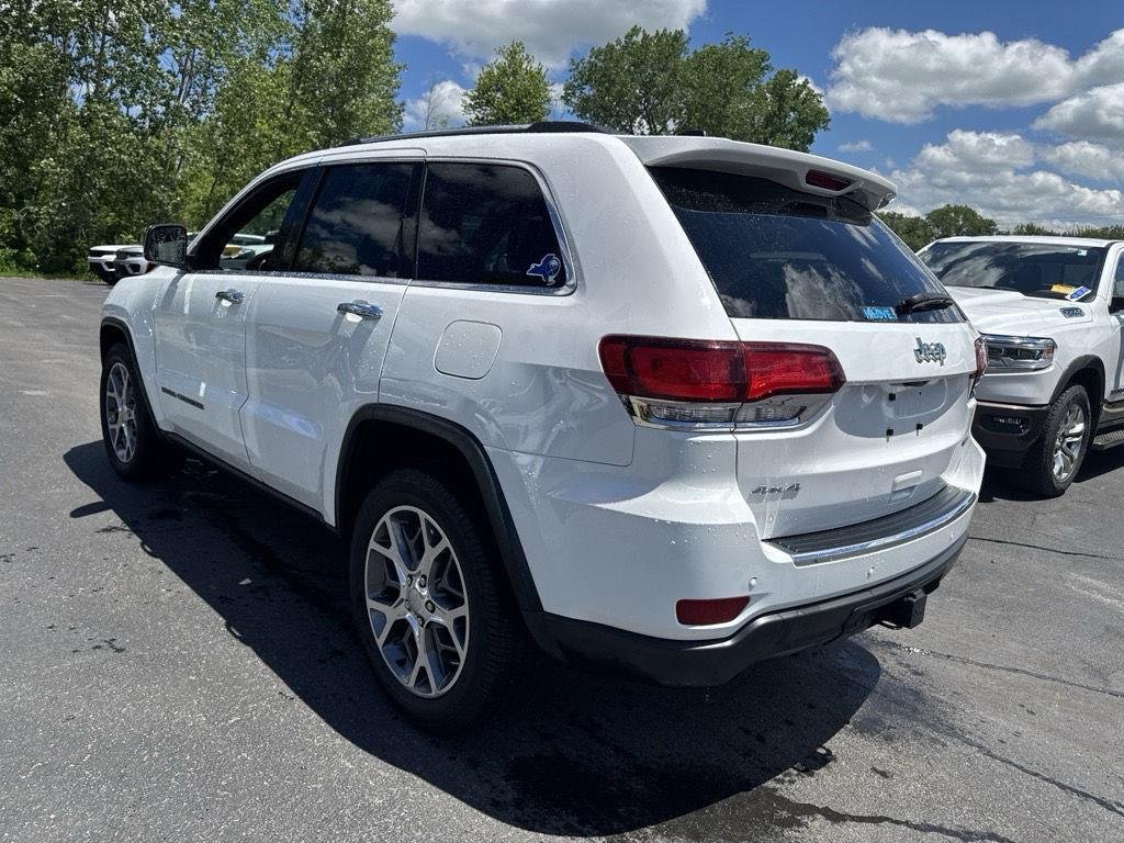 Used 2021 Bright White Clearcoat Jeep Limited image 2