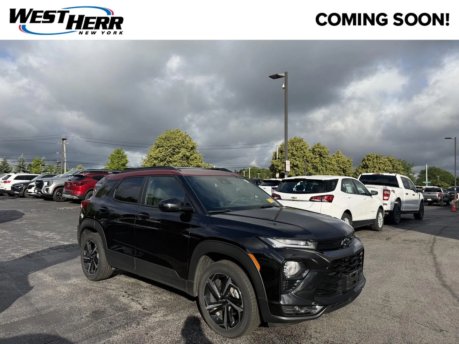 Used 2022 Mosaic Black Metallic Chevrolet RS image 1