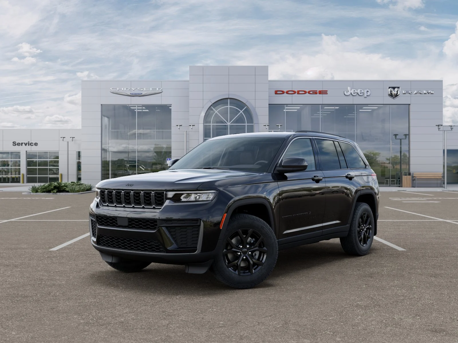 New 2026 Diamond Black Crystal Pearl-Coat Exterior Paint Jeep Altitude image 27