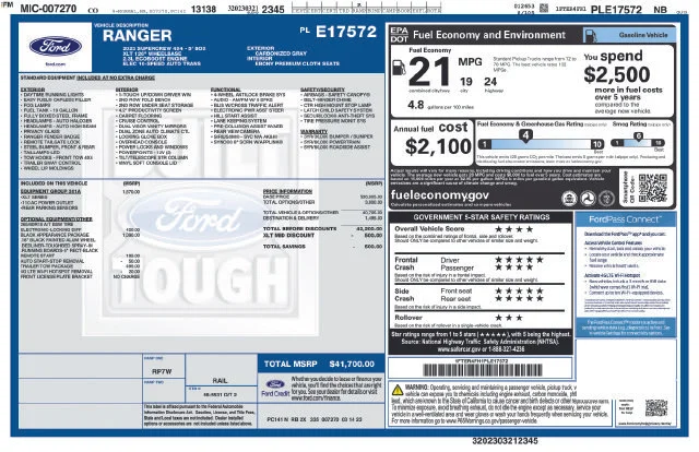 Used 2023 Gray Ford XLT image 55