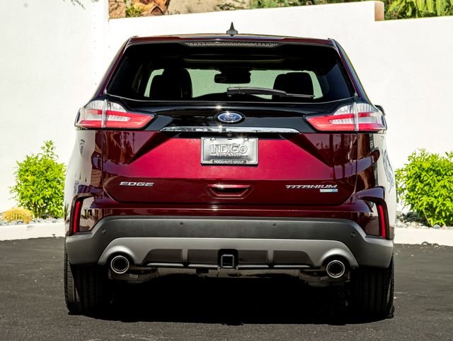 Used 2020 Burgundy Velvet Metallic Tinted Clearcoat Ford Titanium image 9