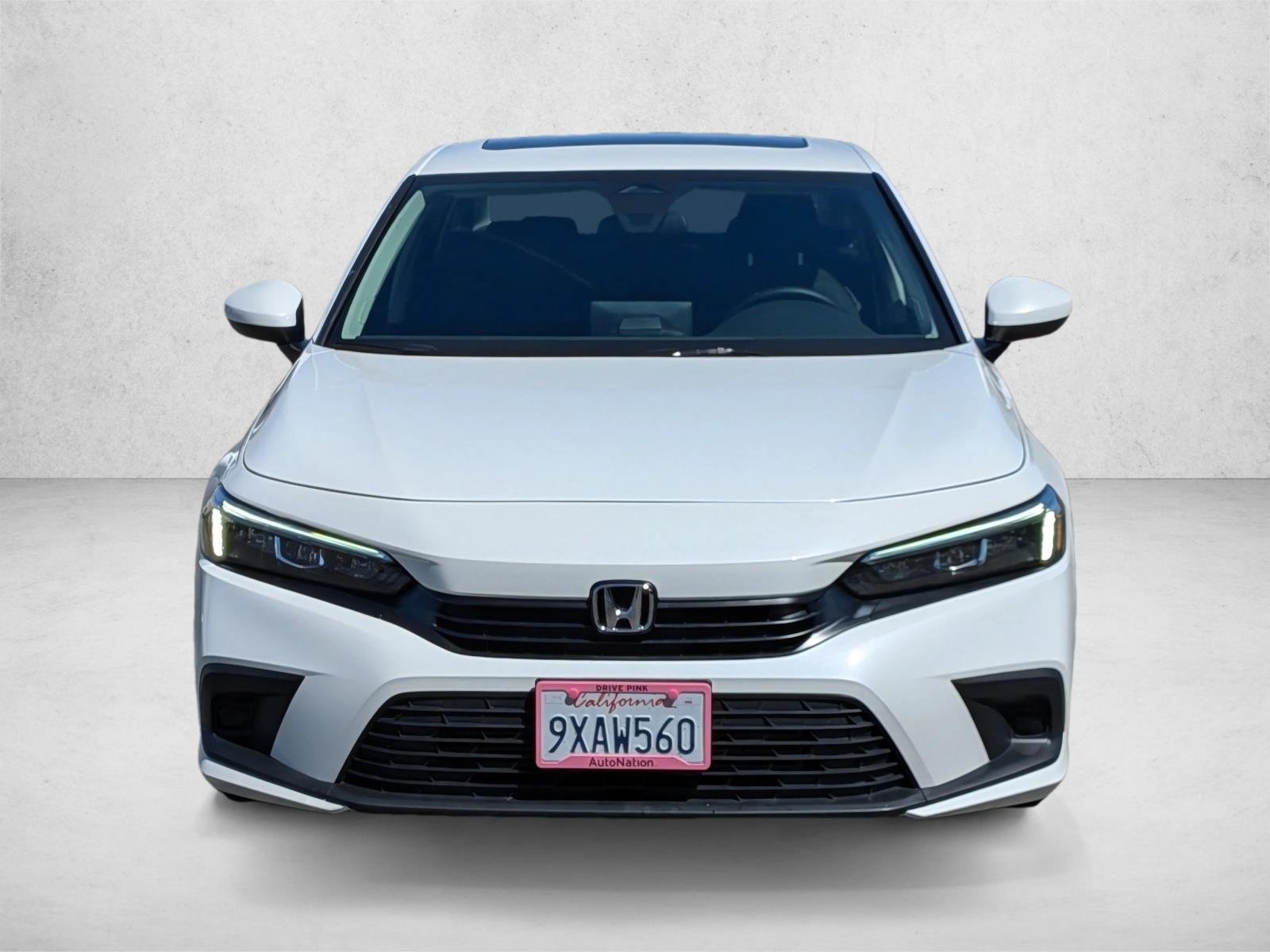 Used 2023 Platinum White Pearl Honda EX image 2