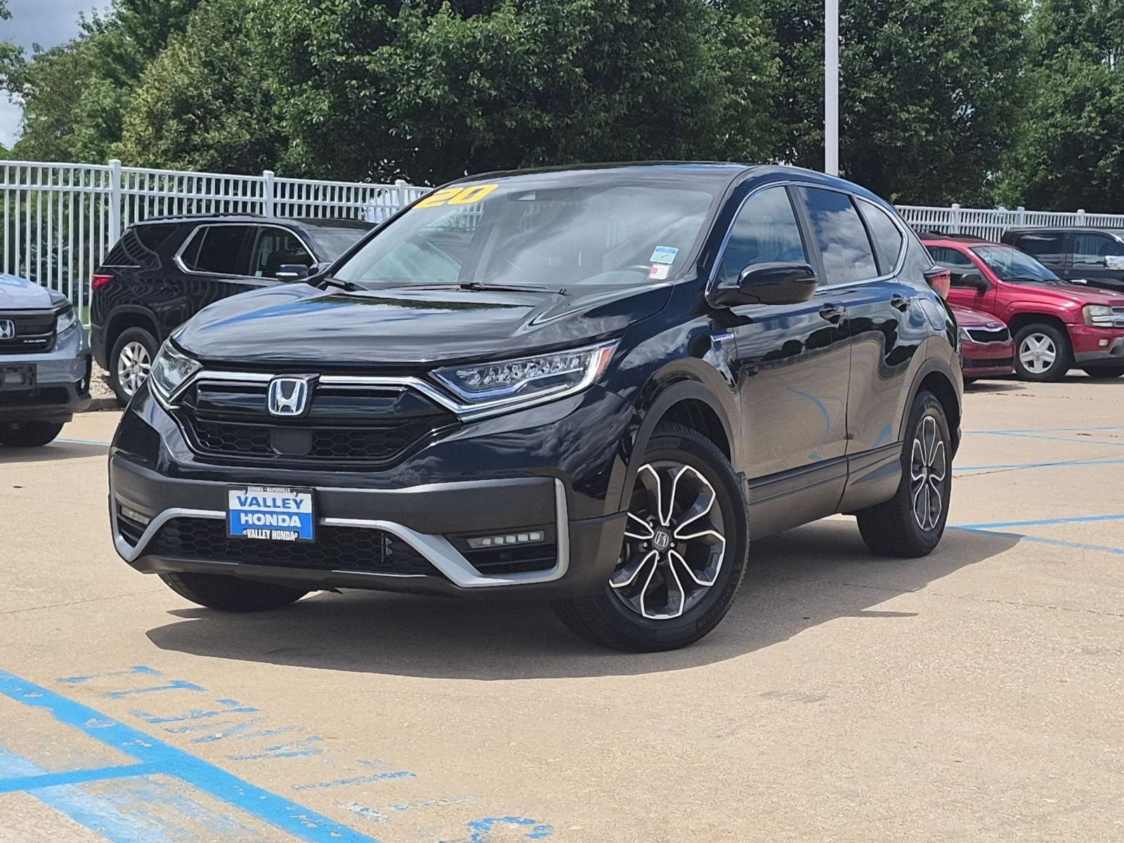 Used 2020 Crystal Black Pearl Honda EX-L AWD image 2
