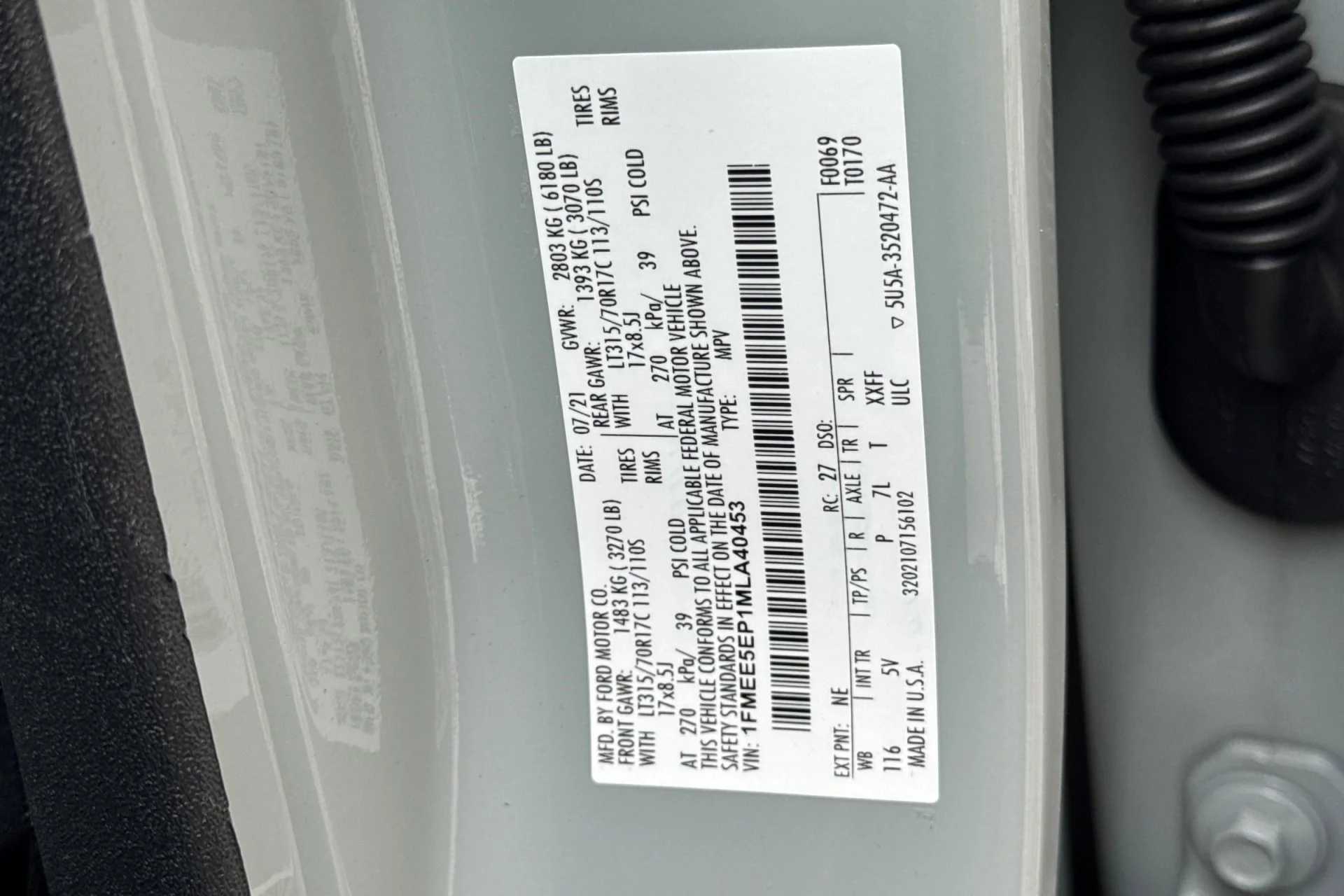Used 2021 Green Ford First Edition image 31