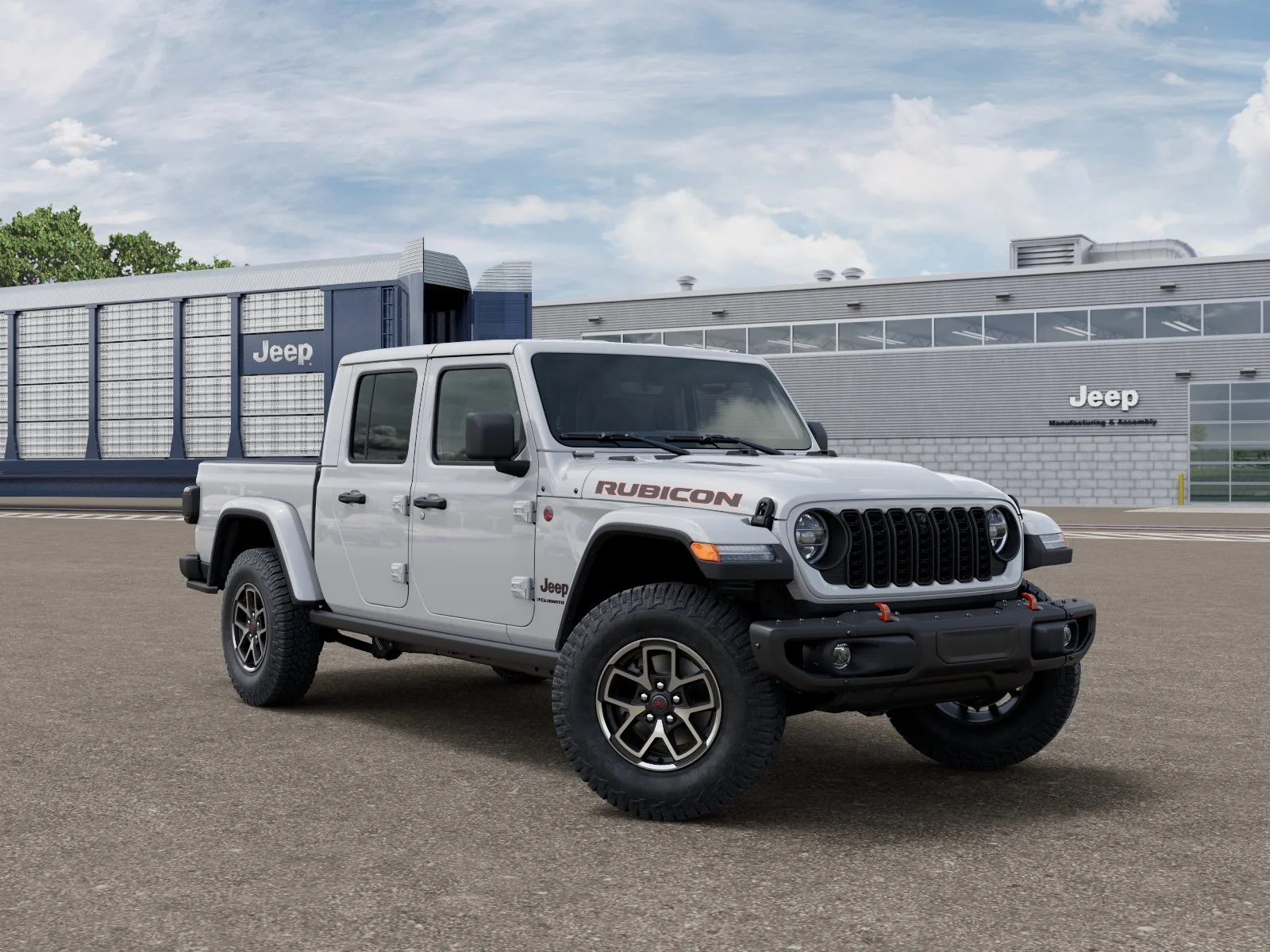 New 2026 Bright White Clear-Coat Exterior Paint Jeep Rubicon X image 24
