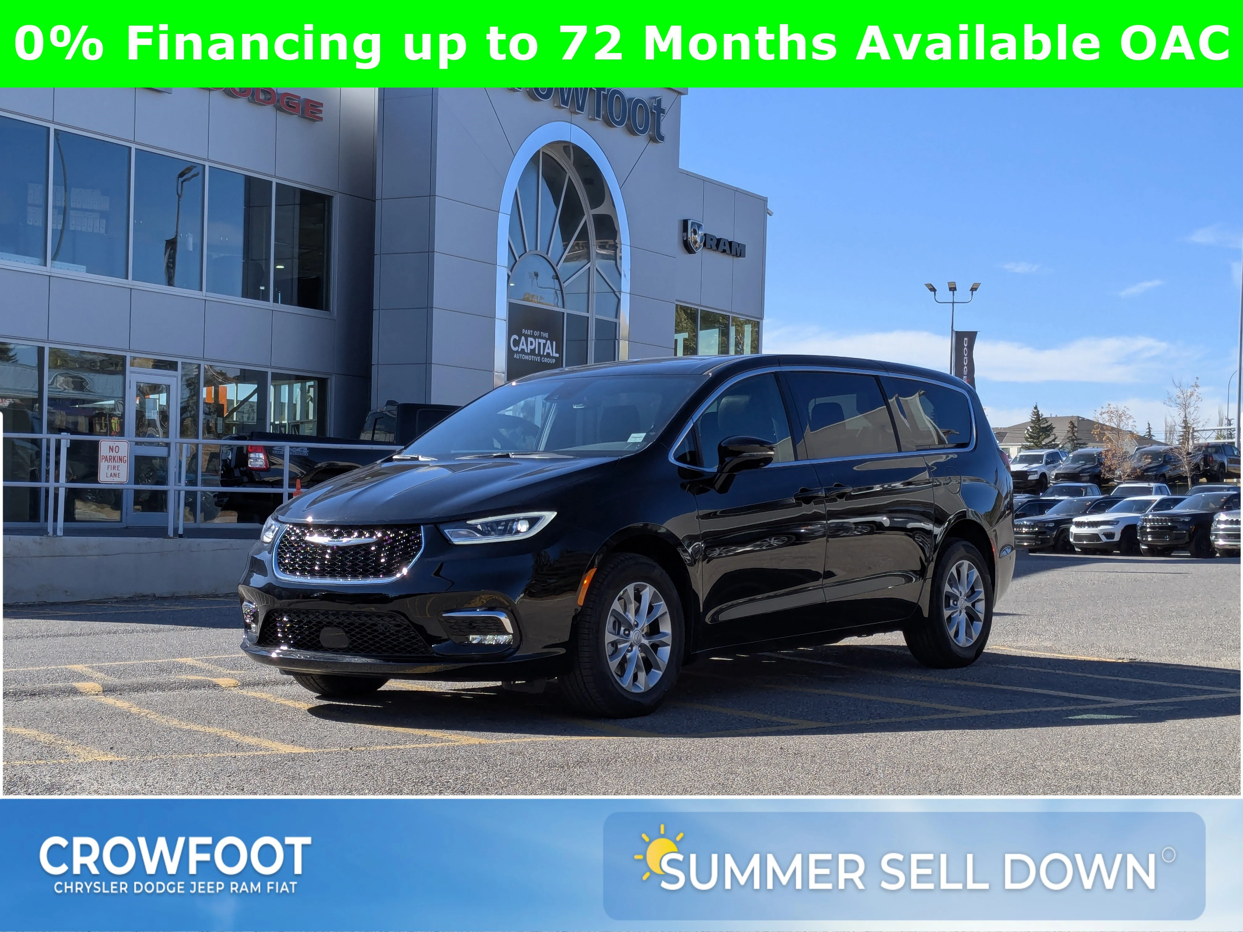 New 2026 Black Chrysler Select AWD - Rear DVD - 360 Degree Camera - Power Sliding Doors & So Much More! image 1