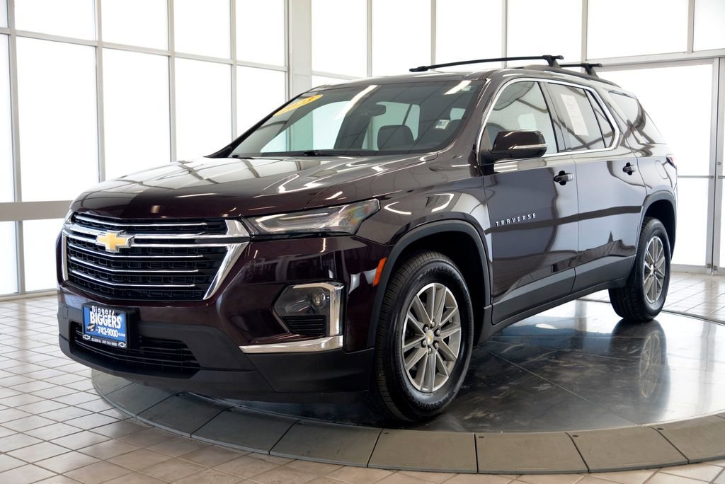 Used 2023 Black Cherry Metallic Chevrolet LT Leather image 4