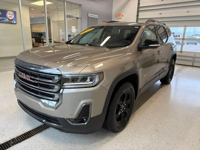 Used 2023 Light Stone Metallic GMC AT4 image 5