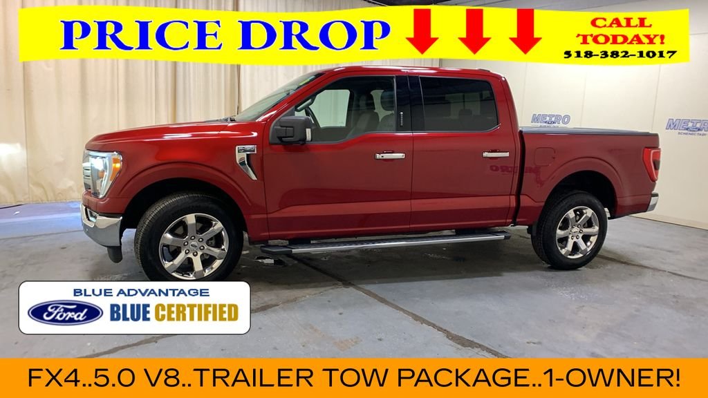 Certified Used 2021 Red Metallic Ford XLT image 6