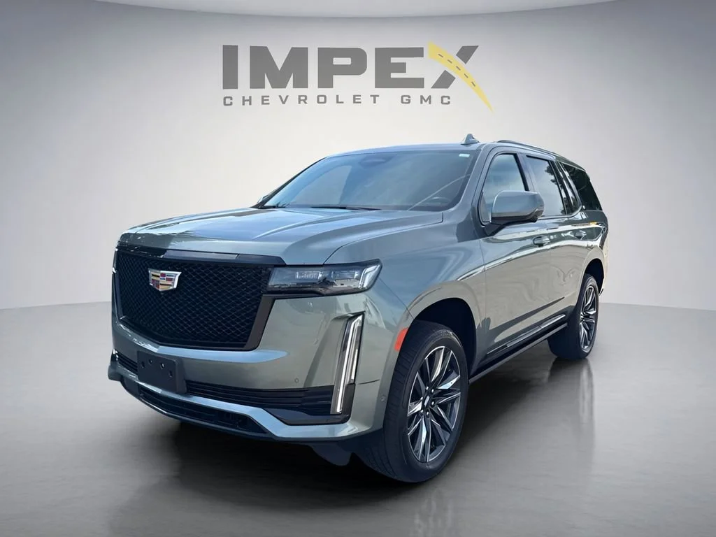 Used 2023 Dark Emerald Metallic Cadillac Sport Platinum image 1